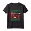 Bambino Im Ready To Rock - Pigiama natalizio per chitarra, Maglietta Musicista - Regalo di Natale per Bambini Amanti della Musica