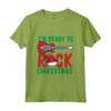 Bambino Im Ready To Rock - Pigiama natalizio per chitarra, Maglietta Musicista - Regalo di Natale per Bambini Amanti della Musica