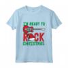 Bambino Im Ready To Rock - Pigiama natalizio per chitarra, Maglietta Musicista - Regalo di Natale per Bambini Amanti della Musica