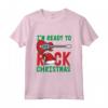 Bambino Im Ready To Rock - Pigiama natalizio per chitarra, Maglietta Musicista - Regalo di Natale per Bambini Amanti della Musica