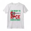 Bambino Im Ready To Rock - Pigiama natalizio per chitarra, Maglietta Musicista - Regalo di Natale per Bambini Amanti della Musica