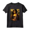 T-shirt Mona Lisa Chitarrista by Rock 'n Roll - Maglietta Vintage per gli Amanti della Musica - Regalo Compleanno Unico
