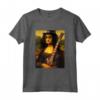T-shirt Mona Lisa Chitarrista by Rock 'n Roll - Maglietta Vintage per gli Amanti della Musica - Regalo Compleanno Unico