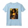 T-shirt Mona Lisa Chitarrista by Rock 'n Roll - Maglietta Vintage per gli Amanti della Musica - Regalo Compleanno Unico