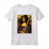 T-shirt Mona Lisa Chitarrista by Rock 'n Roll - Maglietta Vintage per gli Amanti della Musica - Regalo Compleanno Unico
