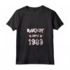 Rockin Since 1983 - Hard Rock Maglietta Compleanno 39 Anni - Ideale per Amanti della Musica Rock nati nel 1983