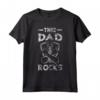 T-shirt in Metallo Pesante con Scritta