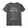 T-shirt in Metallo Pesante con Scritta