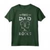 T-shirt in Metallo Pesante con Scritta