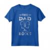 T-shirt in Metallo Pesante con Scritta