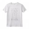 T-shirt in Metallo Pesante con Scritta