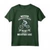 Funny Never Underestimate Mountain Biking MTB Man Quote Maglia a Manica - Vintage XC Trail Riding Tee for Enduro Racing and Downhill Freeride