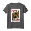 Jack di Cuori che Gioca a Carte da Poker - Maglietta Divertente per Appassionati di Poker - Ideale per Compleanni e Feste