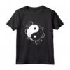 Draghi Yin Yang - Simbolo Orientale dell'Equilibrio Yin-Yang Maglietta - Per Praticanti di Yoga e Filosofia Orientale