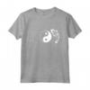 Pesce Koi Yin Yang Buona fortuna e Fortuna Zen - Maglietta Taoista con simbolo equilibrio artistico - Acquista online!