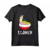 LLamen Noodles - Cibo Cinese e Giapponese Ramen Noodles LLama Maglietta - Fantastico Abbigliamento Kawaii per Uomini e Donne