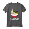 LLamen Noodles - Cibo Cinese e Giapponese Ramen Noodles LLama Maglietta - Fantastico Abbigliamento Kawaii per Uomini e Donne