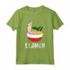 LLamen Noodles - Cibo Cinese e Giapponese Ramen Noodles LLama Maglietta - Fantastico Abbigliamento Kawaii per Uomini e Donne