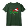 Merry Christmas - Maglietta Regalo Natale Divertente per Famiglia - Design con Cappello di Babbo Natale - Idea Regalo per lui o per lei