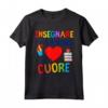 Insegnante Scuola Elementare Materna Asilo Maestro Maestra Maglietta - Insegnare è un Lavoro del Cuore - Ideale per Ringraziare alla Fine dell'Anno Scolastico