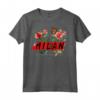 Maglietta Milano Italia con Stampa Floreale - I Love Milano Italia Fashion - Ideale come Regalo o Souvenir