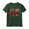 Maglietta Milano Italia con Stampa Floreale - I Love Milano Italia Fashion - Ideale come Regalo o Souvenir