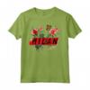 Maglietta Milano Italia con Stampa Floreale - I Love Milano Italia Fashion - Ideale come Regalo o Souvenir