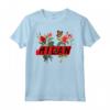 Maglietta Milano Italia con Stampa Floreale - I Love Milano Italia Fashion - Ideale come Regalo o Souvenir