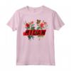 Maglietta Milano Italia con Stampa Floreale - I Love Milano Italia Fashion - Ideale come Regalo o Souvenir