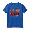 Maglietta Milano Italia con Stampa Floreale - I Love Milano Italia Fashion - Ideale come Regalo o Souvenir