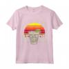 Let the Evening Be-Gin - Vintage Retro Sunset Gin Lover Drink Maglietta - Perfect Gift for Men and Women