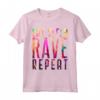 EAT SLEEP RAVE REPEAT - Maglietta Raver Tshirt Festival - Ideale per Compleanno o Natale - T-shirt Tekno Gabber Hardcore EDM