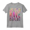 EAT SLEEP RAVE REPEAT - Maglietta Raver Tshirt Festival - Ideale per Compleanno o Natale - T-shirt Tekno Gabber Hardcore EDM