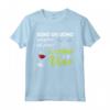 Regalo per Tennisti - Amo il Tennis e il Vino Maglietta - Ideale per Natale e Compleanno