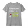 Regalo per Tennisti - Amo il Tennis e il Vino Maglietta - Ideale per Natale e Compleanno
