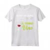 Regalo per Tennisti - Amo il Tennis e il Vino Maglietta - Ideale per Natale e Compleanno