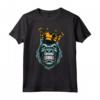 Maglietta grafica Wild Gorilla - T-shirt con design alla moda - Ideale come regalo per uomini, donne, e bambini
