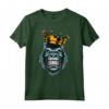 Maglietta grafica Wild Gorilla - T-shirt con design alla moda - Ideale come regalo per uomini, donne, e bambini