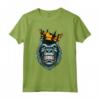 Maglietta grafica Wild Gorilla - T-shirt con design alla moda - Ideale come regalo per uomini, donne, e bambini