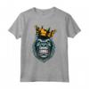 Maglietta grafica Wild Gorilla - T-shirt con design alla moda - Ideale come regalo per uomini, donne, e bambini
