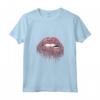 Cool Bold & Sexy Donna Rosso Labbra Vestito Grafico - Stile Canotta alla Moda - Ideale per Feste e Night Club