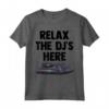 Relax The DJ's Here Shirt Kids Turntable Music Equalizer Maglietta - Cool DJ Music Apparel for Kids Who Love Music