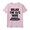 Relax The DJ's Here Shirt Kids Turntable Music Equalizer Maglietta - Cool DJ Music Apparel for Kids Who Love Music