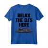 Relax The DJ's Here Shirt Kids Turntable Music Equalizer Maglietta - Cool DJ Music Apparel for Kids Who Love Music