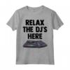 Relax The DJ's Here Shirt Kids Turntable Music Equalizer Maglietta - Cool DJ Music Apparel for Kids Who Love Music