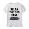 Relax The DJ's Here Shirt Kids Turntable Music Equalizer Maglietta - Cool DJ Music Apparel for Kids Who Love Music