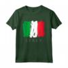 T-shirt «I Love Italy» con Bandiera Italiana - Design Grafico Maglietta per Veri Amanti dell'Italia