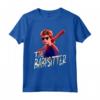 Netflix HapTiger Steve The Babysitter Portrait Maglietta - Officially Licensed Apparel for Fans - 19NXST00083A-001 Included