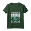 Donna I Phila tell you Francobolli sono impressionanti Stamp Collector Maglietta con Collo a V - Ideale per Collezionisti di Francobolli e Appassionati di Filatelia