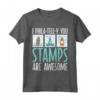 I Phila tell you Francobolli sono impressionanti Stamp Collector Maglietta - Abbigliamento Tema Filatelia per Collezionisti di Francobolli